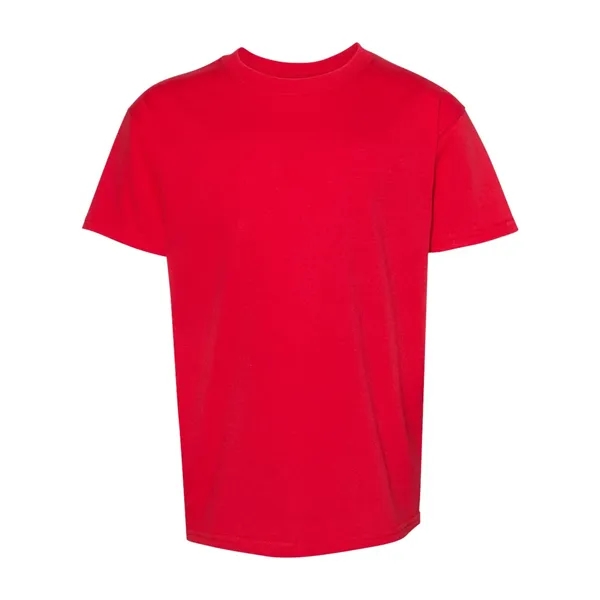 Youth short sleeve T-shirt made of 100% ComfortSoft® cotton with a... from ASI 84358 S&S Activewear