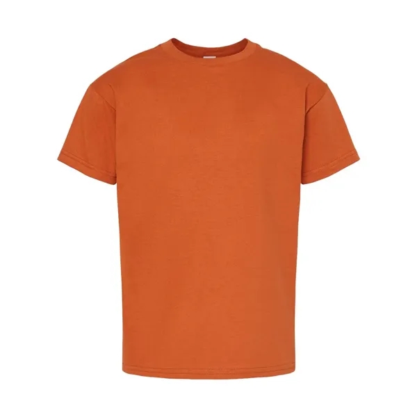 Youth short sleeve T-shirt made of 100% ComfortSoft® cotton with a... from ASI 84358 S&S Activewear
