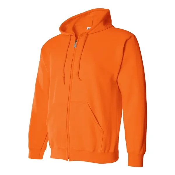 8.0 oz., 50% cotton / 50% polyester full-zip hooded sweatshirt. Blank... from ASI 84358 S&S Activewear