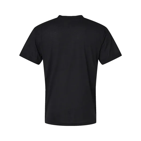 Polyester tee with black accents... from ASI 84358 S&S Activewear