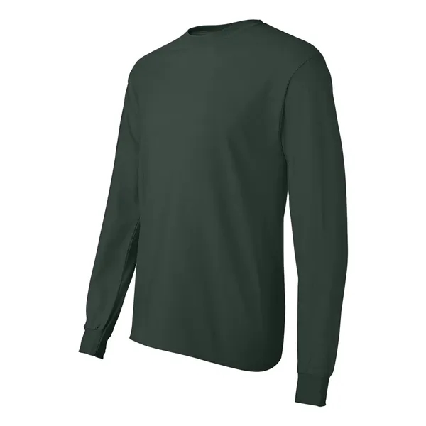 Long sleeve T-shirt made of cotton with double-needle sleeves and bottom... from ASI 84358 S&S Activewear