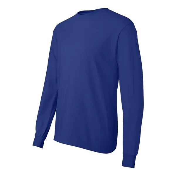 Long sleeve T-shirt made of cotton with double-needle sleeves and bottom... from ASI 84358 S&S Activewear