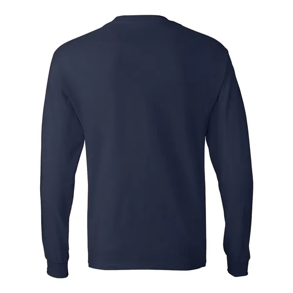 Long sleeve T-shirt made of cotton with double-needle sleeves and bottom... from ASI 84358 S&S Activewear
