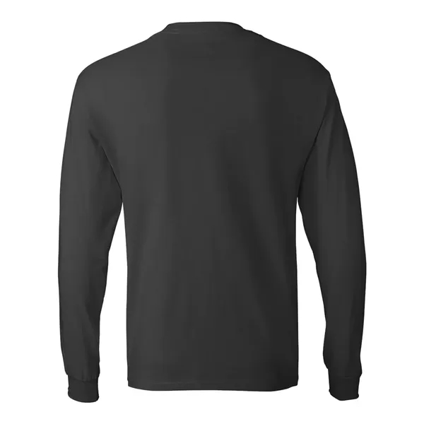 Long sleeve T-shirt made of cotton with double-needle sleeves and bottom... from ASI 84358 S&S Activewear
