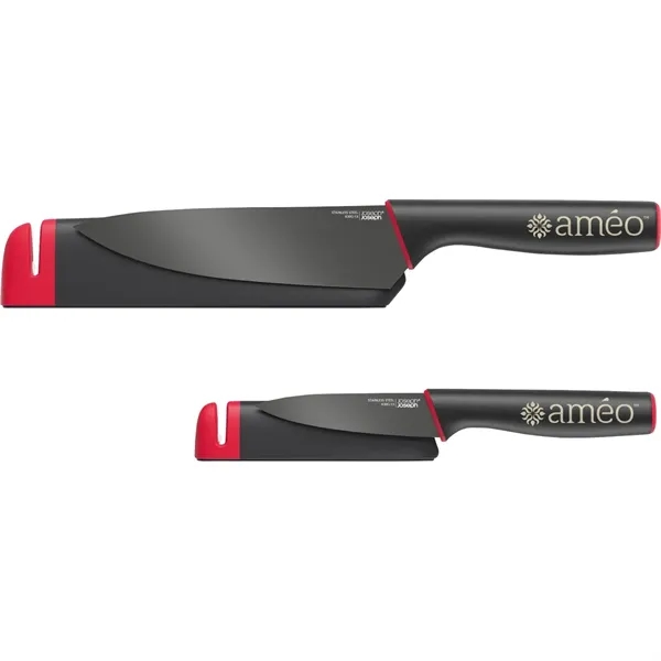 Joseph Joseph® Slice&Sharpen™ 2 Knives w/ Sheaths... from ASI 89320 Starline USA Inc