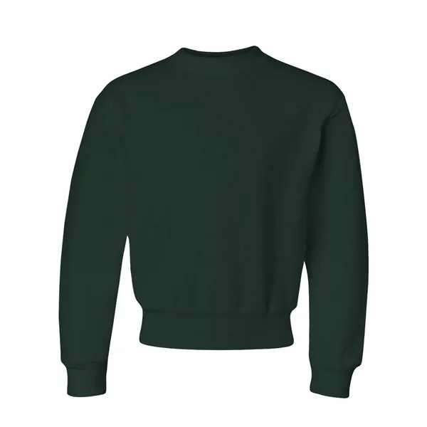 Youth 8.0 oz. 50% polyester/50% cotton crew neck sweatshirt. Blank product.... from ASI 84358 S&S Activewear