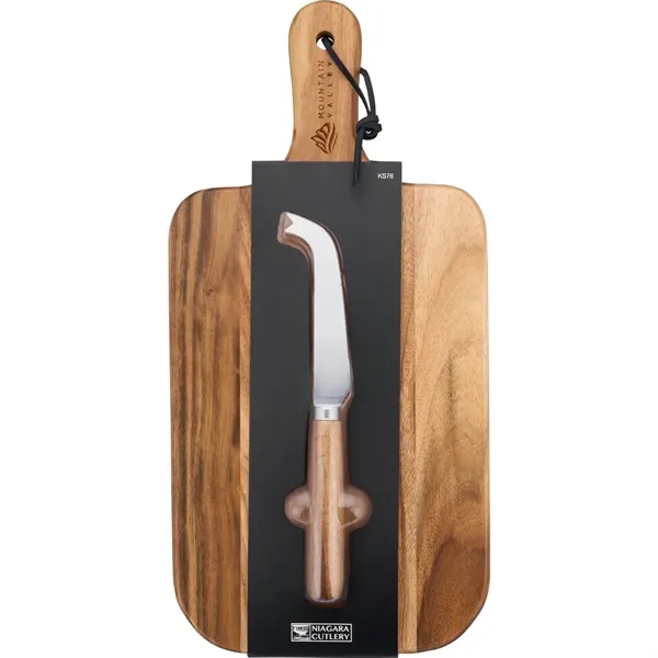 Niagara Cutlery™ Acacia Cheese Board Set... from ASI 89320 Starline USA Inc