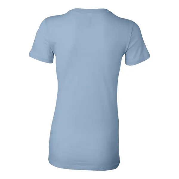 Women's cotton t-shirt with longer length body and shoulder taping. Blank... from ASI 84358 S&S Activewear