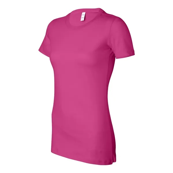 Women's cotton t-shirt with longer length body and shoulder taping. Blank... from ASI 84358 S&S Activewear