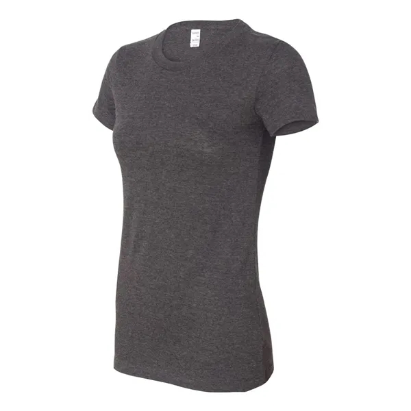 Women's cotton t-shirt with longer length body and shoulder taping. Blank... from ASI 84358 S&S Activewear
