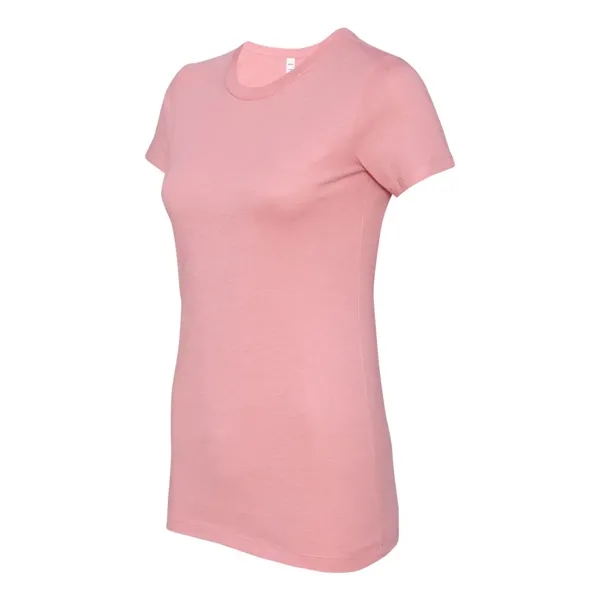 Women's cotton t-shirt with longer length body and shoulder taping. Blank... from ASI 84358 S&S Activewear