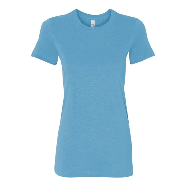 Women's cotton t-shirt with longer length body and shoulder taping. Blank... from ASI 84358 S&S Activewear