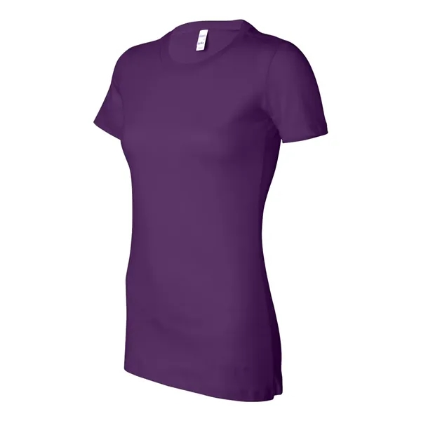Women's cotton t-shirt with longer length body and shoulder taping. Blank... from ASI 84358 S&S Activewear
