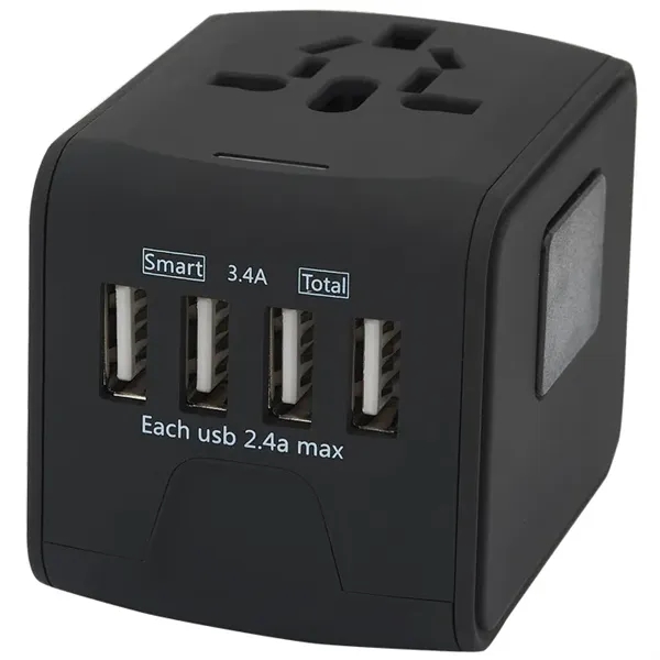 Universal Travel 4 USB Port Adapter... from ASI 89320 Starline USA Inc