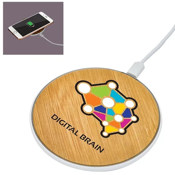 Bamboo Print Wireless Charger... from ASI 89320 Starline USA Inc