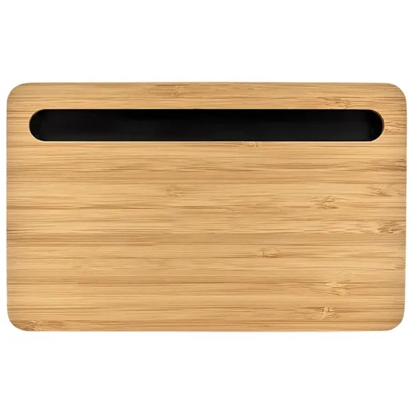 5W Bamboo Print Desktop Wireless Charger... from ASI 89320 Starline USA Inc
