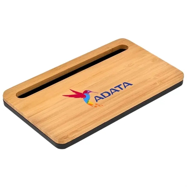 5W Bamboo Print Desktop Wireless Charger... from ASI 89320 Starline USA Inc