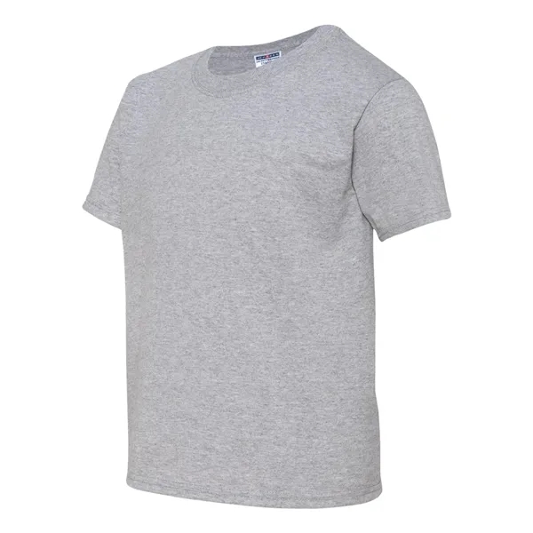 Youth 5.6 oz., 50% cotton / 50% polyester t-shirt. Blank product.... from ASI 84358 S&S Activewear