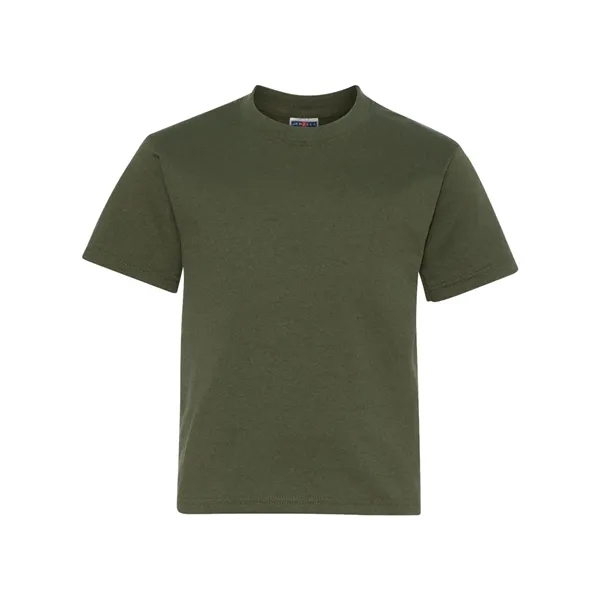 Youth 5.6 oz., 50% cotton / 50% polyester t-shirt. Blank product.... from ASI 84358 S&S Activewear