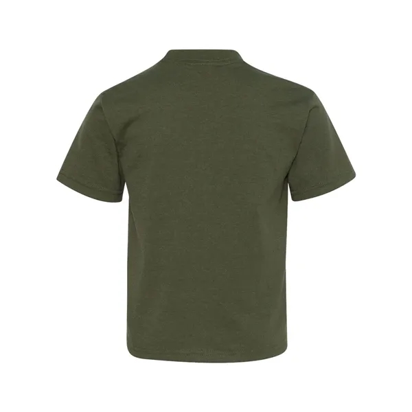 Youth 5.6 oz., 50% cotton / 50% polyester t-shirt. Blank product.... from ASI 84358 S&S Activewear