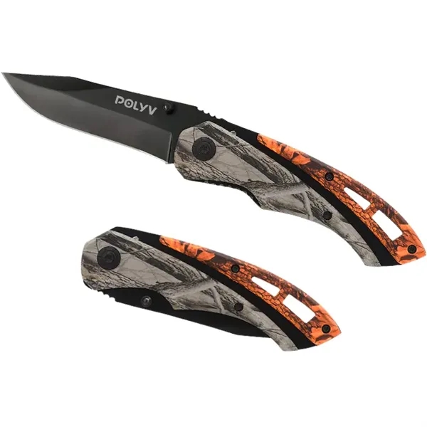 Blaze 2-Tone Hunter Camo Knife... from ASI 89320 Starline USA Inc