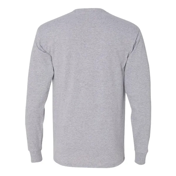 Adult long sleeve 5.6 oz. 50% cotton / 50% polyester t-shirt.... from ASI 84358 S&S Activewear
