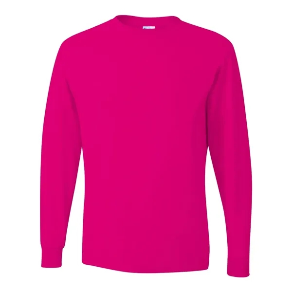 Adult long sleeve 5.6 oz. 50% cotton / 50% polyester t-shirt.... from ASI 84358 S&S Activewear