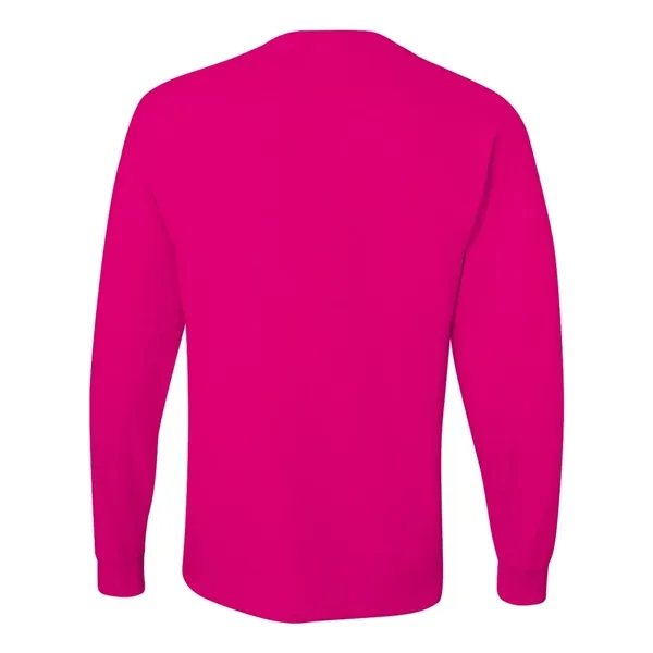 Adult long sleeve 5.6 oz. 50% cotton / 50% polyester t-shirt.... from ASI 84358 S&S Activewear