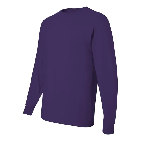 Adult long sleeve 5.6 oz. 50% cotton / 50% polyester t-shirt.... from ASI 84358 S&S Activewear