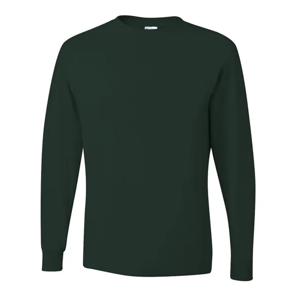 Adult long sleeve 5.6 oz. 50% cotton / 50% polyester t-shirt.... from ASI 84358 S&S Activewear