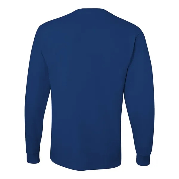 Adult long sleeve 5.6 oz. 50% cotton / 50% polyester t-shirt.... from ASI 84358 S&S Activewear