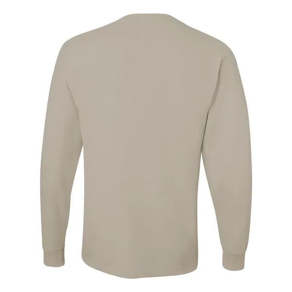 Adult long sleeve 5.6 oz. 50% cotton / 50% polyester t-shirt.... from ASI 84358 S&S Activewear