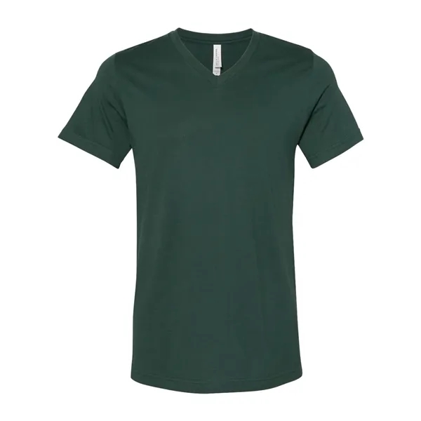 Adult short sleeve v-neck t-shirt with hemmed sleeves. Blank product.... from ASI 84358 S&S Activewear