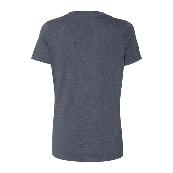 BELLA + CANVAS Women's Relaxed Heather CVC V-Neck Tee... from ASI 84358 S&S Activewear