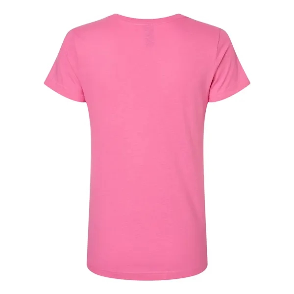 Women's v-neck t-shirt with 1/2" rib-knit collar. Blank product.... from ASI 84358 S&S Activewear