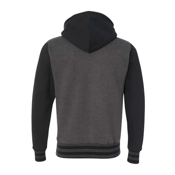 Independent Trading Co. Unisex Varsity Full-Zip Hooded Sweatshirt, blank.... from ASI 84358 S&S Activewear