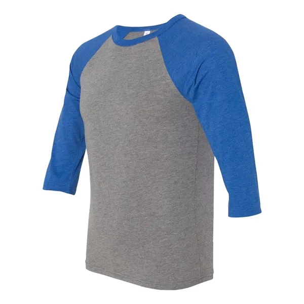 Unisex three-quarter sleeve baseball T-shirt with a retail fit, side seams,... from ASI 84358 S&S Activewear