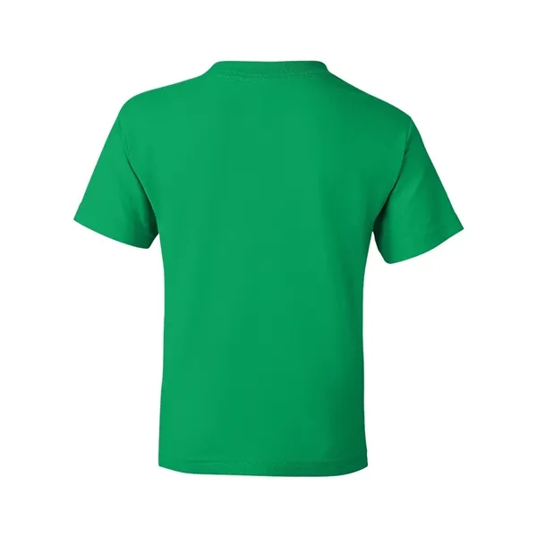 Youth 5.6 oz preshrunk 50% polyester / 50% cotton t-shirt. Blank... from ASI 84358 S&S Activewear