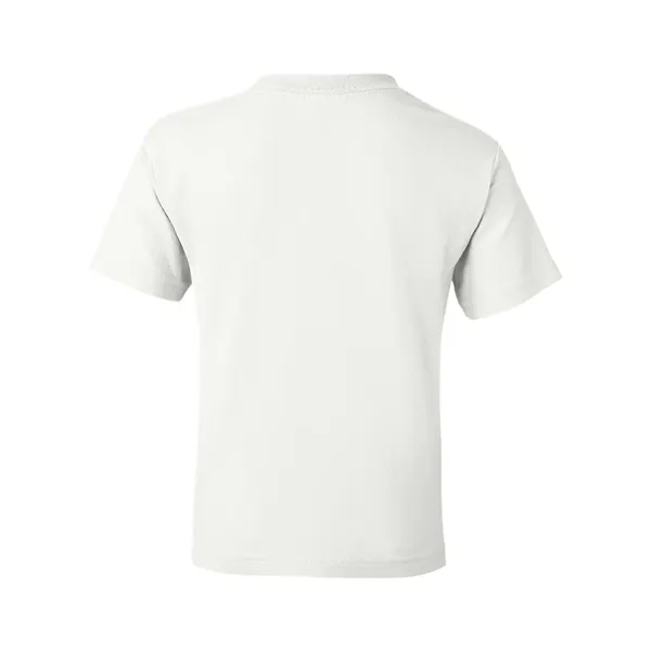 Youth 5.6 oz preshrunk 50% polyester / 50% cotton t-shirt. Blank... from ASI 84358 S&S Activewear