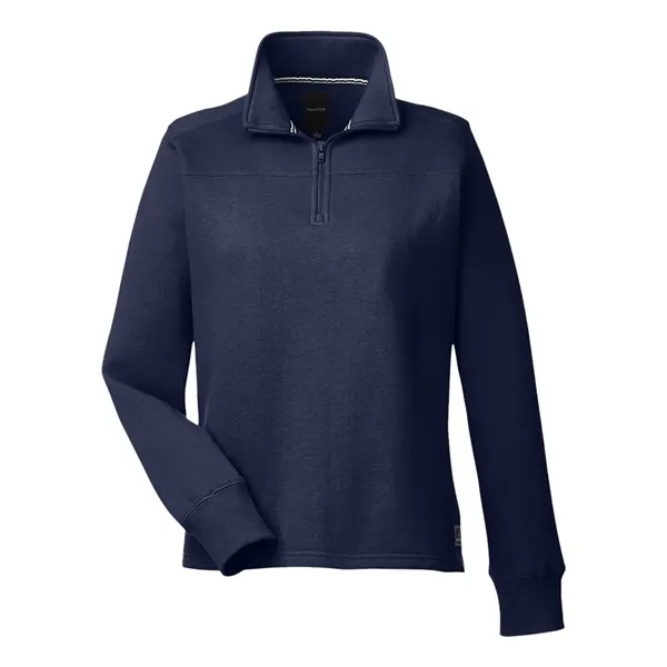 Nautica Women's Anchor Fleece Quarter-Zip Sweatshirt... from ASI 84358 S&S Activewear