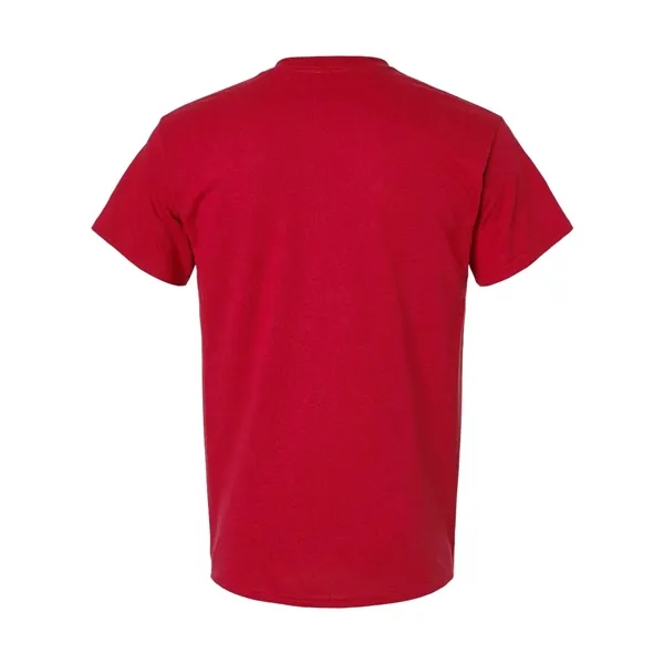 Cotton / polyester T-shirt with a pocket and moisture-wicking properties.... from ASI 84358 S&S Activewear