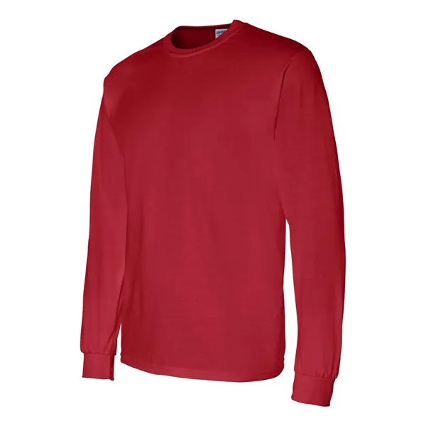 Adult pre-shrunk 50% cotton / 50% polyester long sleeve t-shirt. Blank... from ASI 84358 S&S Activewear