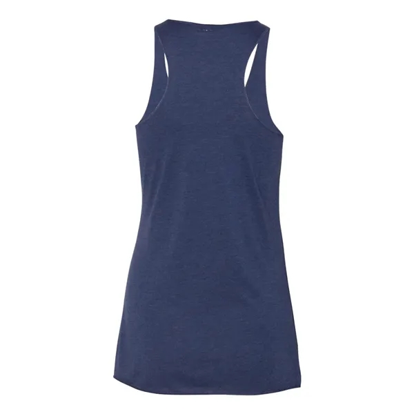 Women's tri-blend racerback tank top with overlock hem on neck. Blank... from ASI 84358 S&S Activewear