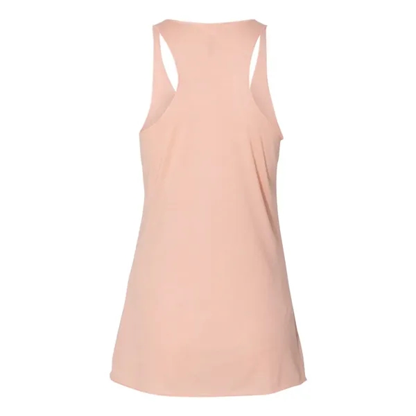 Women's tri-blend racerback tank top with overlock hem on neck. Blank... from ASI 84358 S&S Activewear