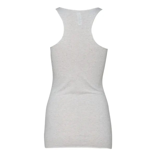 Women's tri-blend racerback tank top with overlock hem on neck. Blank... from ASI 84358 S&S Activewear