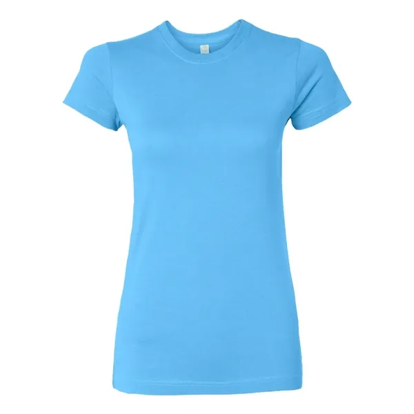 Juniors' fine jersey longer length T-shirt. 4.5 oz. Blank product.... from ASI 84358 S&S Activewear