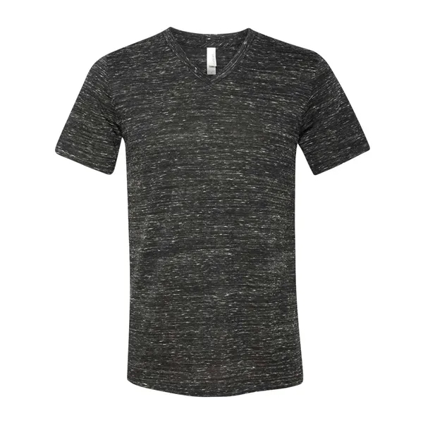 BELLA + CANVAS Unisex Textured Jersey V-Neck Tee... from ASI 84358 S&S Activewear