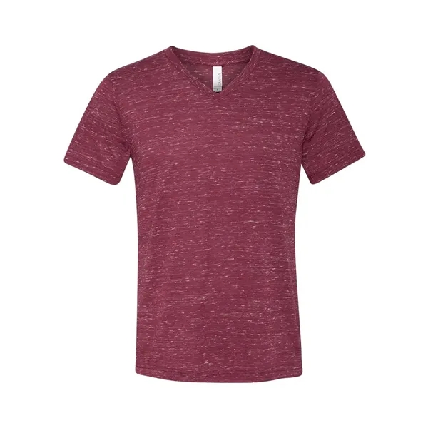 BELLA + CANVAS Unisex Textured Jersey V-Neck Tee... from ASI 84358 S&S Activewear