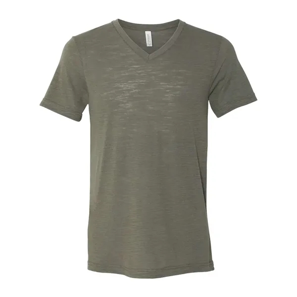 BELLA + CANVAS Unisex Textured Jersey V-Neck Tee... from ASI 84358 S&S Activewear