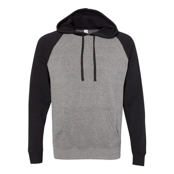 Independent Trading Co. Unisex Special Blend Raglan Hooded Pullover Sweatshirt, blank.... from ASI 84358 S&S Activewear